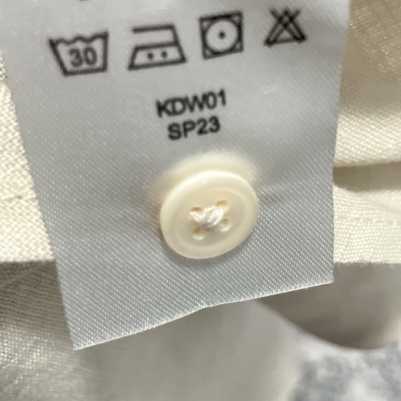 Quince Linen Shirt Dress Womens XL Button Front Tie Waist Long Sleeve NWT - Picture 10 of 14